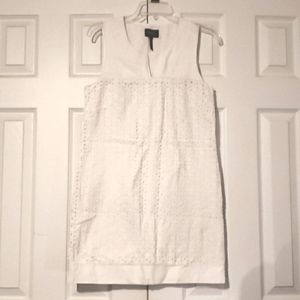 Laundry Shelli Segal white eyelet mini dress 6